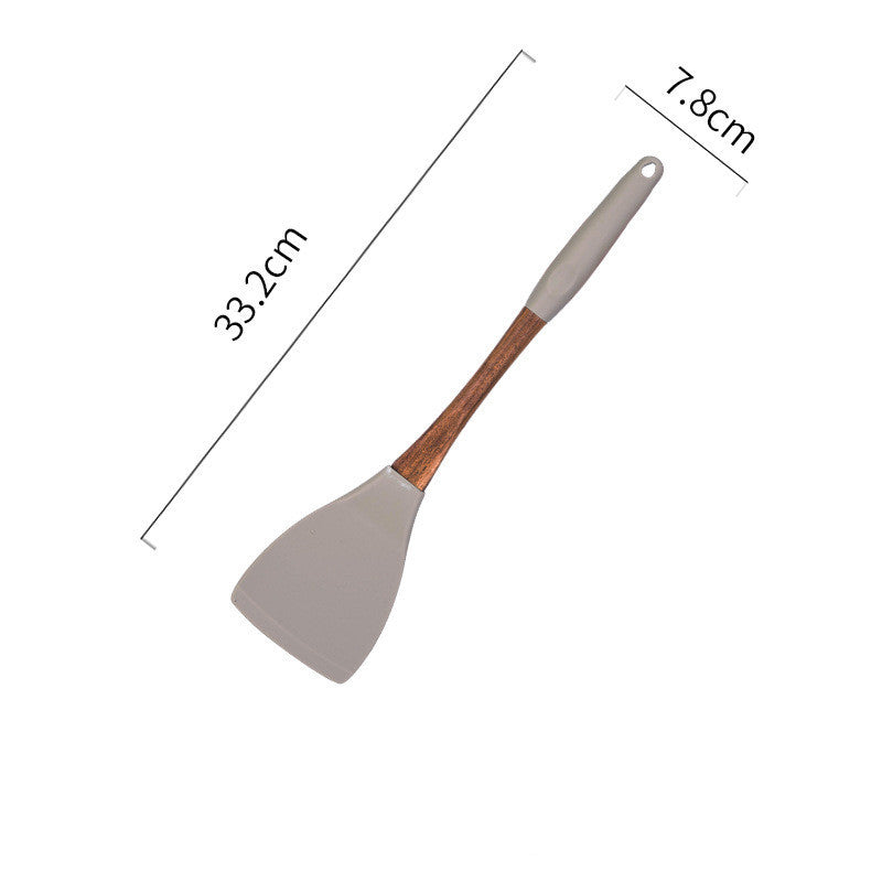 Silicone cooking shovel